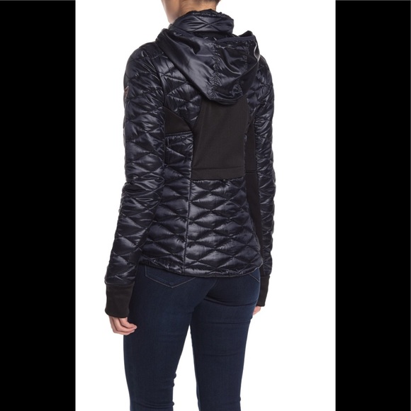 GUESS Quilted Puffer Jacket - NAVY XL NWT - Picture 2 of 8